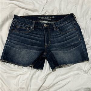 American Eagle Outfitters Women's Deep Indigo Jean Shorts